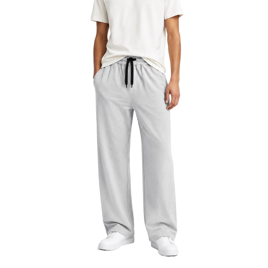 Wide-Leg Sweatpants