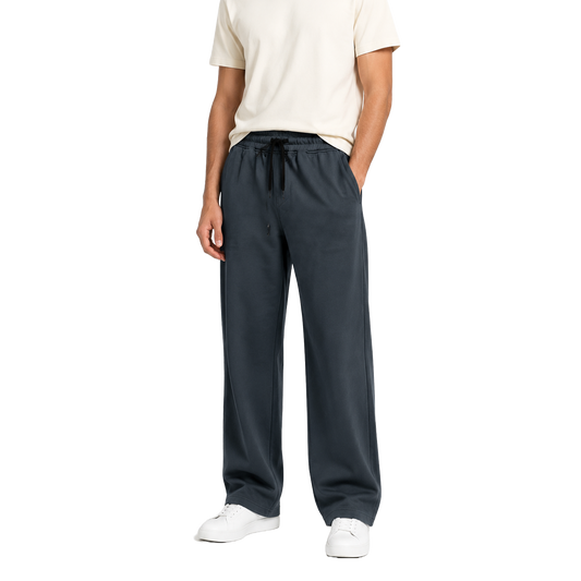 Wide-Leg Sweatpants